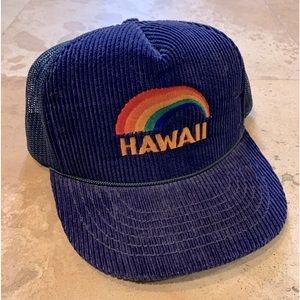 Corduroy Hawaii trucker hat
